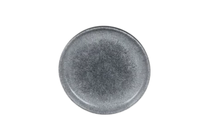 غوبي صحن 19 سم (حواف واقفة) رمادي/أسود 412008B58