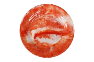 Plate 17.5 Cm Claudy Red Melamine***122907Ri
