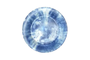 20.2 Cm Claudy Blue Melamine Plate***122908Oi