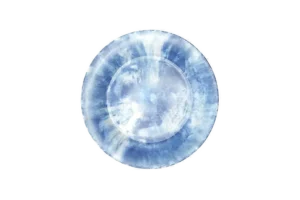 طبق ميلامين أزرق كلودي 25.5 سم ***122910Oi