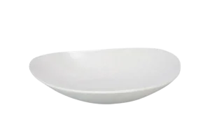 Rocky Low Salad Bowl 8*42*42 Cm 4.6L White Dotted Melamine 222416S