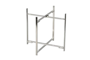 حامل السيد X 17.6 × 19 × 19 ستانلس ستيل قابل للطي (قطر 18) ***903207Ss