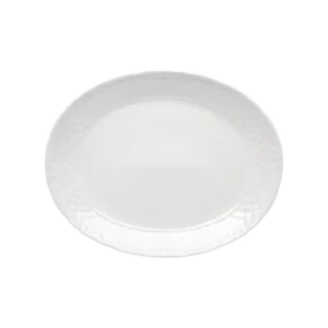 Oval Porcelain Plate 29X23 Cm 22000139 Escorial