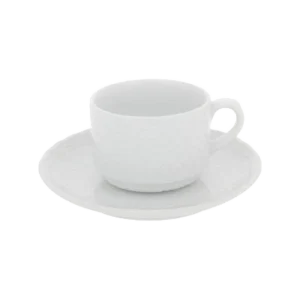 Coffee Mug + Porcelain Saucer 270 Ml 22000434 Escorial