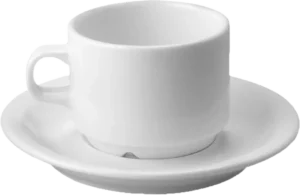 White Porcelain Restaurant Teacup 100A1839