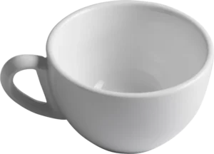 White Porcelain Round Coffee Mug 250 Ml 100A4184