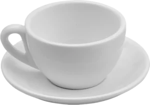 White Porcelain Round Cappuccino Mug 320 Ml 100A4186