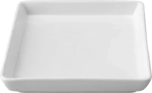 Rectangular Porcelain Saucer 12X11 ***** 100A4505