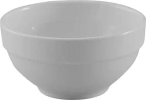 Stacked White Porcelain Soup Bowl 13Cm 100A5712