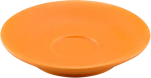 Orange Porcelain Round Espresso Cup Saucer 10504183