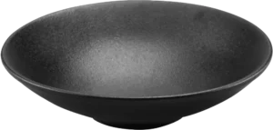 Black Porcelain Deep Plate, 20Cm 11118280