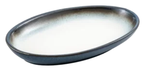 Deep Oval Plate, Shiraz Blue Porcelain, 30 Cm 11225180