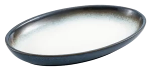 Deep Oval Plate, Shiraz Blue Porcelain, 36 Cm 11227104