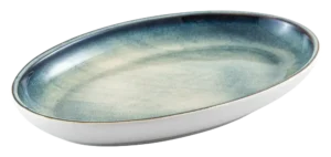 Deep Oval Plate Shiraz Porcelain Turquoise 36 Cm 11627104