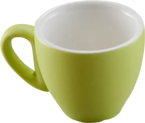 Green Porcelain Round Espresso Mug 80 Ml 12004182