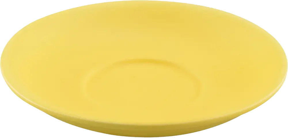 Yellow Porcelain Round Coffee Cup Saucer 16904185