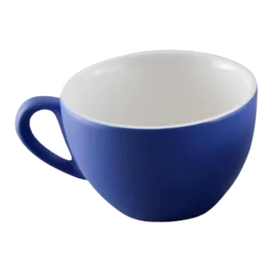 Blue Porcelain Round Cappuccino Mug 320 Ml 17204186