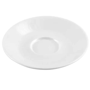 White Porcelain Cappuccino Cup Saucer 100A4187