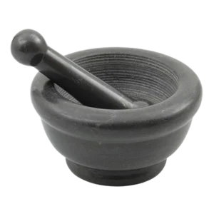 مدقة وهاون من الرخام 15×8 سم 10762401