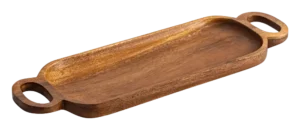 Solid Wood Tray With Handles 46X37X15X2.5 Cm**17623004
