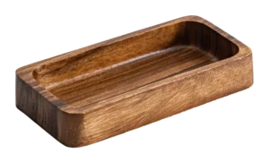 وعاء خشبي مستطيل 20×10 سم**17623143