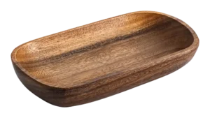 طبق تقديم خشبي مستطيل 24×15×5 سم **17624001