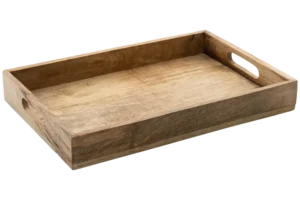 Wooden Serving Tray 40X28X6.5 Cm***17602128