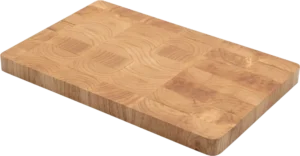 لوح تقطيع لحوم خشبي بني 51×33×3.5 سم ***10Mp294B
