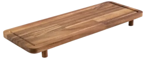 Wooden Serving Platter With Legs 55X20X5 Cm***17605000