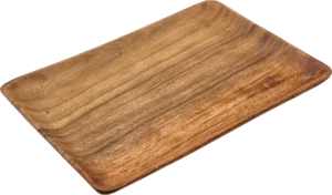 طبق خشبي مستطيل 36×26 سم***10000862