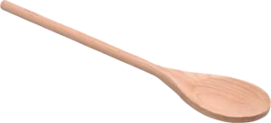 Round Wooden Spoon, Beech, 35 Cm***18801023