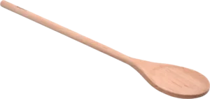 Round Wooden Spoon, Beech, 45 Cm***18801025