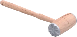 Beech Wood Schnitzel Hammer, Aluminum Head, 32 Cm ***18805010