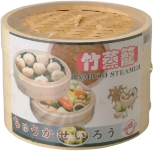 سلة بخار من الخيزران طابقين 20 سم ***13406203