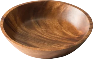 وعاء سلطة خشب صلب 15X4 سم ***10000113