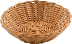 Natural Round Basket 23/6.5***18712058