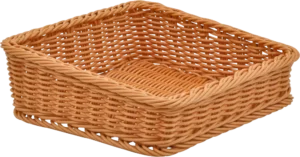 Square, Slanted Basket, Natural, 42X14X9Cm***18715280