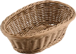 Oval Basket, Gray, 23X15X7 Cm***18754072