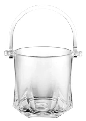 Hexagonal Ice Bucket With Acrylic Handle 12X12Cm***19106005