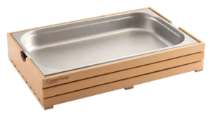 Wooden Stand For Gastronomic Pan 53X32.5X6.5- 1/1 Cm 8.5 Liters 12407833