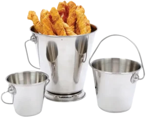 Stainless Steel Bucket 13X13 Cm***10015021