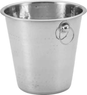 Hammered Stainless Steel Champagne Bucket 21 Cm***10070032