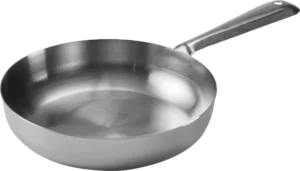Mini Stainless Steel Frying Pan 14X3.5 Cm***13602214