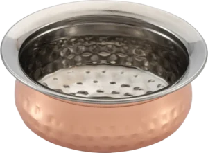 Round Serving Dish, Copper Plated, 13X5.5 Cm***13602913