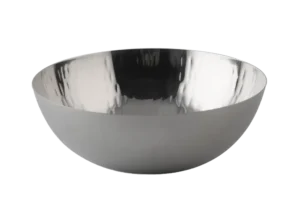 Hammered Stainless Steel Serving Bowl 24X7.5 Cm***1360S025