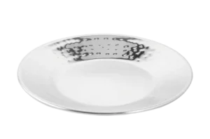 Hammered Stainless Steel Plate 15 Cm***1360S035