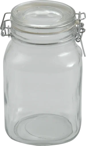 Square Hermetic Jar 0.5 Liter