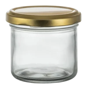 Straight Round Jar Made Of Metal, 100 Ml 14103100