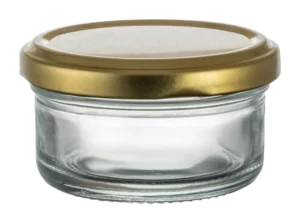 Straight Round Jar Made Of Metal, 100 Ml, 14103105 - Wide
