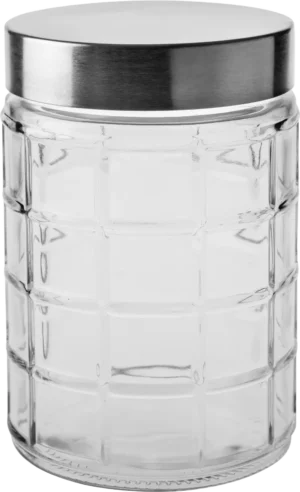 Stainless Steel Lidded Jar 1.3 Liters***18158017